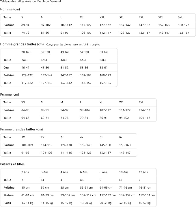 (image pour) tailles